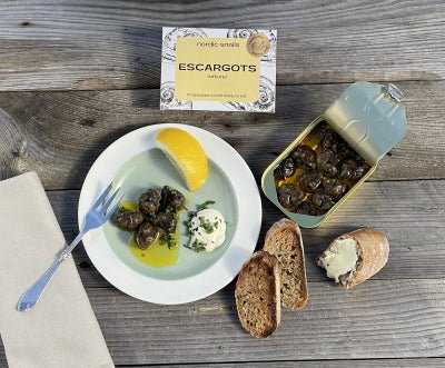 Escargots au beurre et à l'ail - Danske Frilandssnegle - enboite.ch