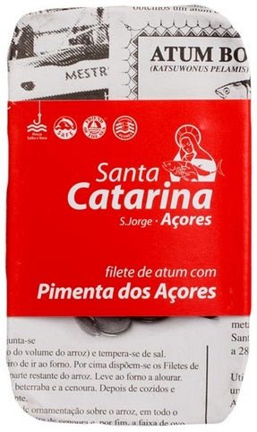 Filets de thon à l'huile d'olive et poivron des Açores - Santa Catarina - enboite.ch