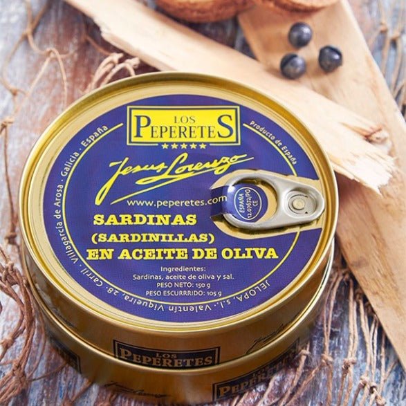 Petites sardines à l’huile d’olive - Los Peperetes - enboite.ch