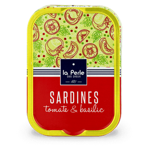 Sardines à la tomate et au basilic - La Perle des dieux - enboite.ch