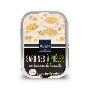 Sardines à poêler au beurre de baratte - La Perle des dieux - enboite.ch