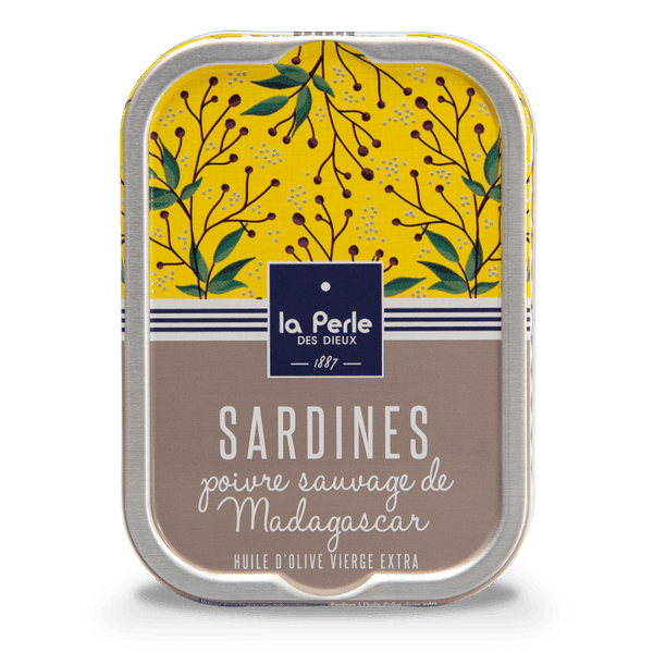 Sardines au poivre sauvage de Madagascar - La Perle des dieux - enboite.ch