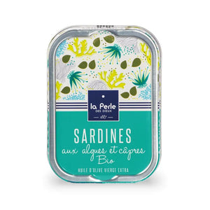 Sardines aux algues et câpres bio - La Perle des dieux - enboite.ch