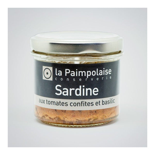 Tartinable de sardines aux tomates confites et basilic - La Paimpolaise - enboite.ch