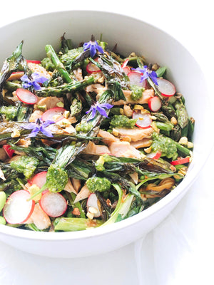 Salade d'asperges aux saveurs printanières - enboite.ch