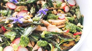 Salade d'asperges aux saveurs printanières - enboite.ch
