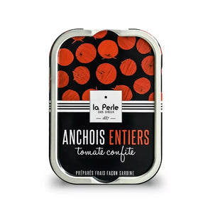 Anchois entiers à la tomate confite - La Perle des dieux - enboite.ch