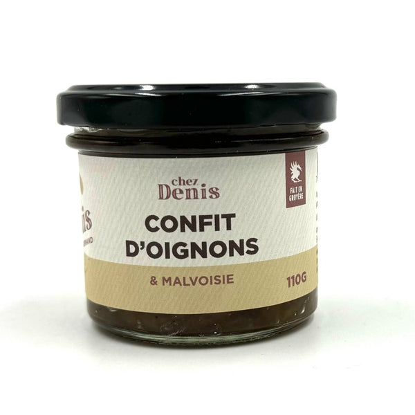 Confit d'oignons à la malvoisie - Chez Denis - enboite.ch