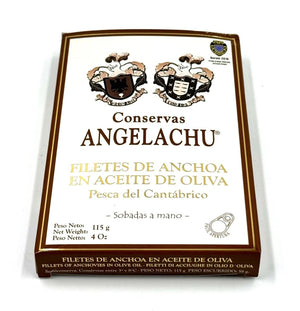 Filets d'anchois de Cantabrie en papillon - Angelachu - enboite.ch