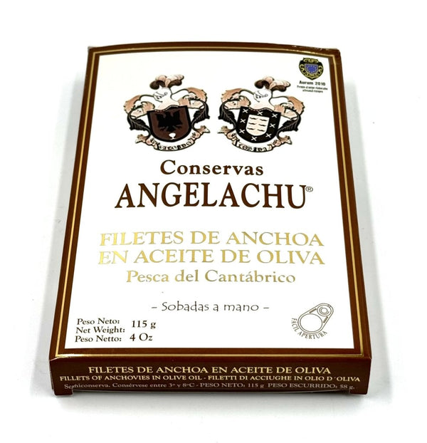Filets d'anchois de Cantabrie en papillon - Angelachu - enboite.ch