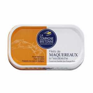 Filets de maquereaux à l'escabèche - La Compagnie Bretonne - enboite.ch