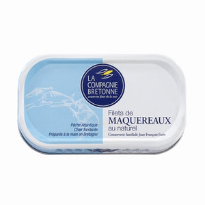 Filets de maquereaux au naturel - La Compagnie Bretonne - enboite.ch