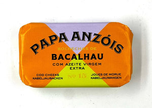 Joues de morue à l'huile d'olive - Papa Anzóis - enboite.ch