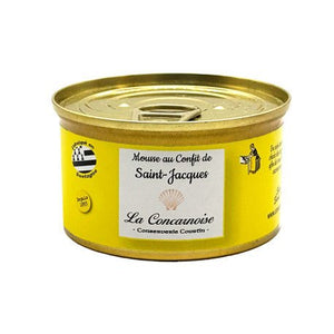 Mousse au confit de Saint-Jacques - La Concarnoise - enboite.ch