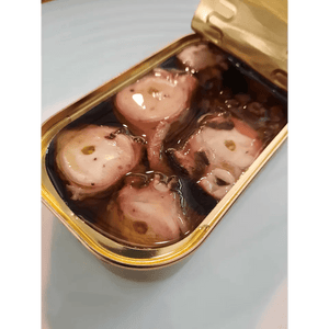 Poulpe à l'huile d'olive bio extra vierge - Papa Anzóis - enboite.ch