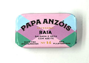 Raie à l'huile d'olive extra vierge - Papa Anzóis - enboite.ch