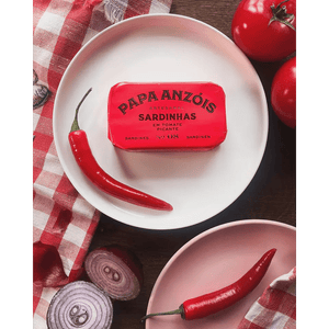 Sardines à la tomate piquante - Papa Anzóis - enboite.ch