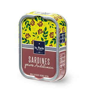 Sardines à l'huile d'olive et poivre Andaliman - La Perle des dieux - enboite.ch
