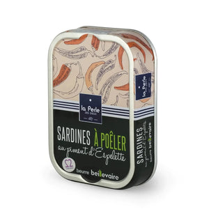 Sardines à poêler au piment d'Espelette - La Perle des dieux - enboite.ch