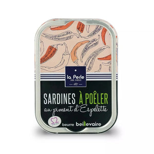 Sardines à poêler au piment d'Espelette - La Perle des dieux - enboite.ch