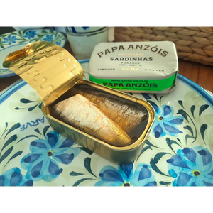 Sardines fumées à l'huile d'olive - Papa Anzóis - enboite.ch