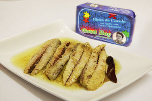 Filets de maquereau à l'huile d'olive et curry piquant