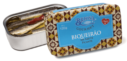 Anchois non salés à l'huile d'olive - Briosa - enboite.ch