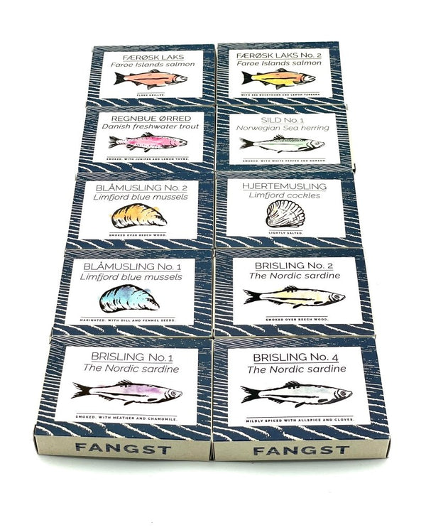 Assortiment complet conserves Fangst du Danemark - Fangst - enboite.ch