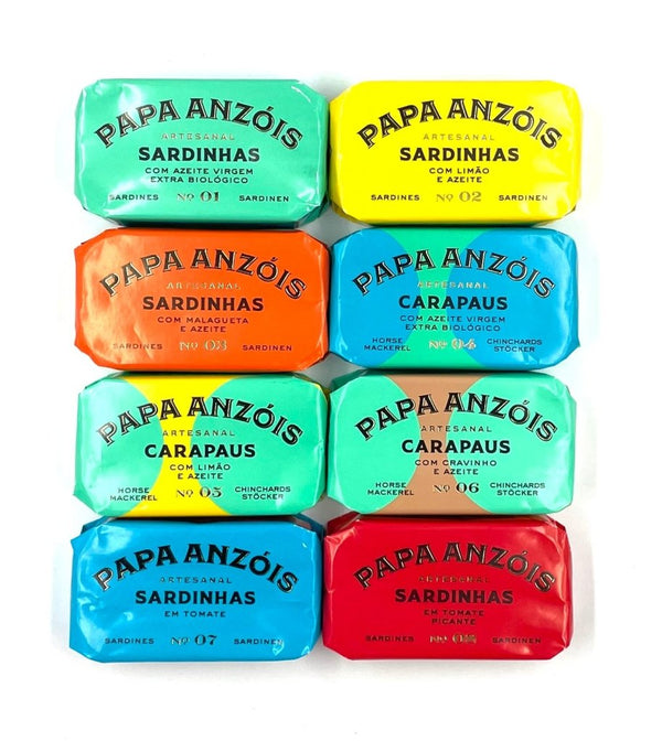 Assortiment de sardines et chinchards Papa Anzóis - Papa Anzóis - enboite.ch