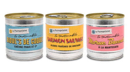 Assortiment des petites boîtes La Paimpolaise à tartiner - La Paimpolaise - enboite.ch
