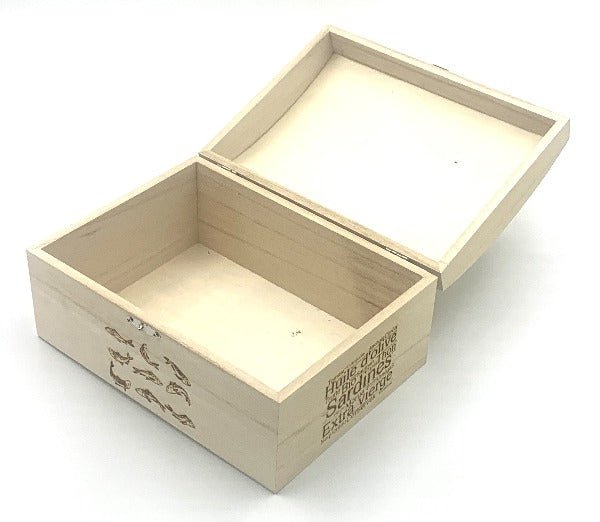 Boîte en bois pour dix conserves et un pâté - enboite.ch - enboite.ch