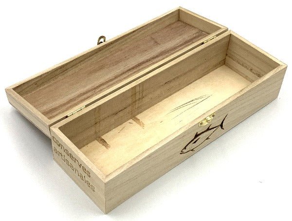 Boîte en bois pour six conserves et deux pâtés - enboite.ch - enboite.ch