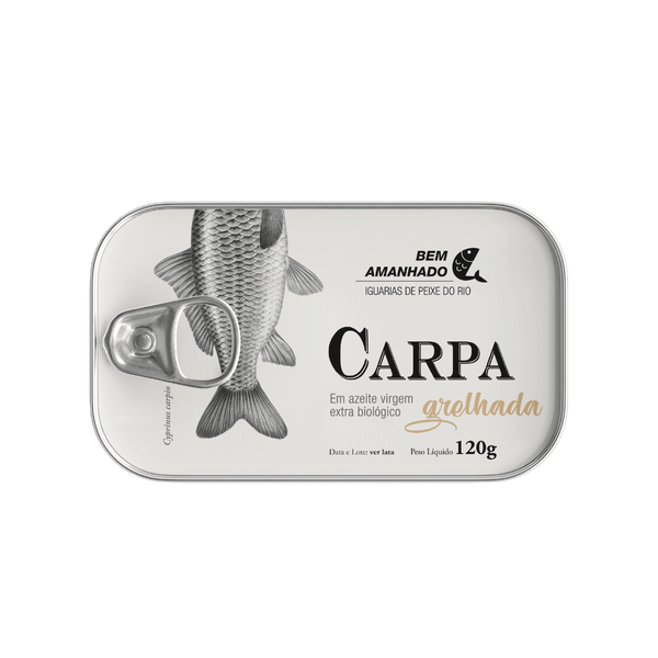 Carpe grillée à l'huile d'olive bio - Bem Amanhado - enboite.ch