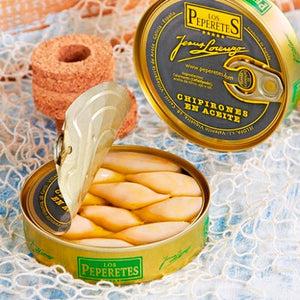 Chipirons à l'huile d'olive - Los Peperetes - enboite.ch