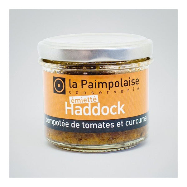 Émietté de haddock compotée de tomates et curcuma - La Paimpolaise - enboite.ch