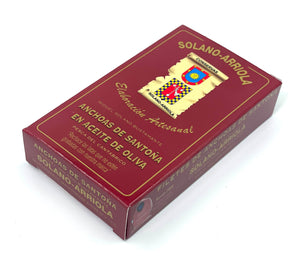 Filets d'anchois de Cantabrie à l'huile d'olive - Solano-Arriola - enboite.ch