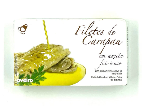 Filets de chinchards à l'huile d'olive - Aveiro Tuna - enboite.ch