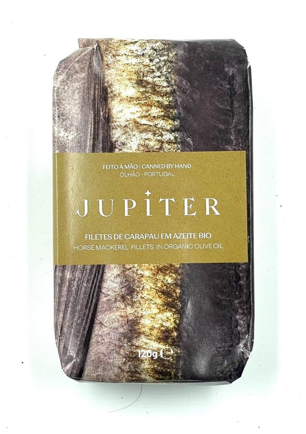 Filets de chinchards à l'huile d'olive bio - Jupiter - enboite.ch