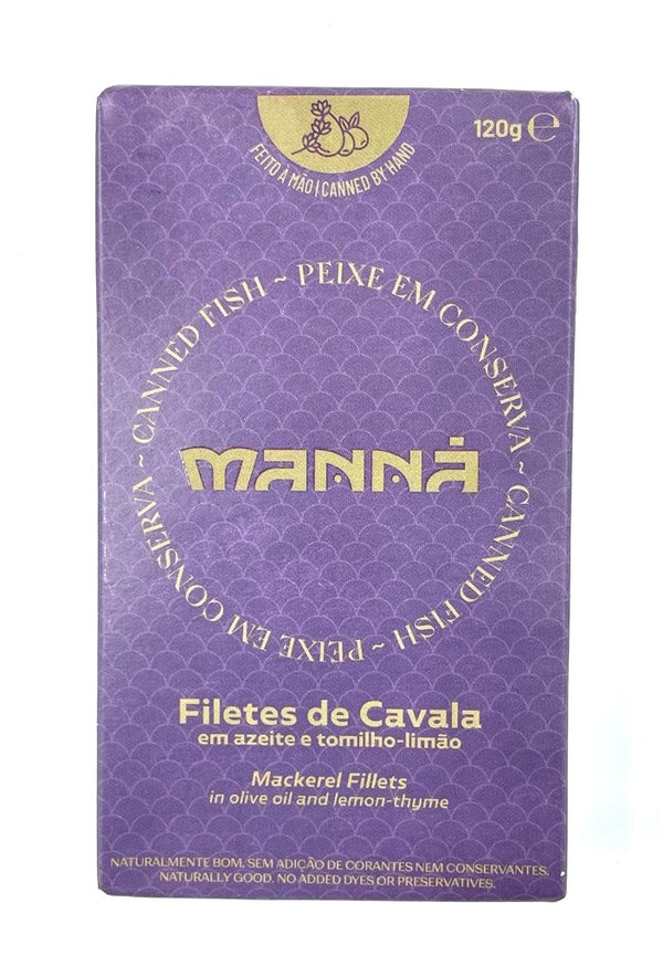 Filets de maquereau à l'huile d'olive et thym citronné - Manná - enboite.ch