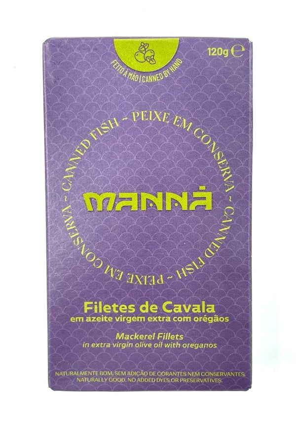 Filets de maquereau à l'huile d'olive extra vierge et origan - Manná - enboite.ch
