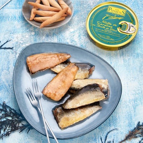 Filets de sardines à l’huile d’olive - Los Peperetes - enboite.ch