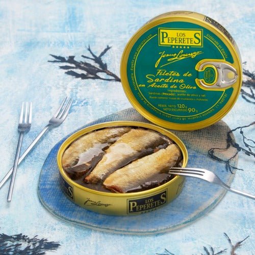Filets de sardines à l’huile d’olive - Los Peperetes - enboite.ch
