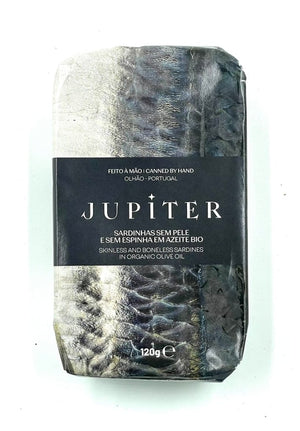 Filets de sardines à l'huile d'olive bio - Jupiter - enboite.ch