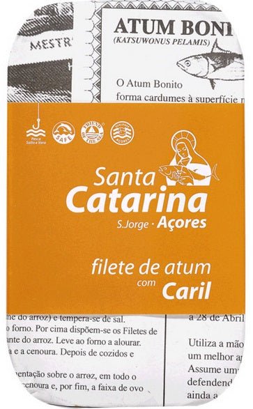 Filets de thon à l'huile d'olive et curry - Santa Catarina - enboite.ch