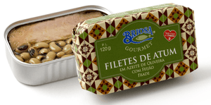 Filets de thon à l'huile d'olive et haricots secs - Briosa - enboite.ch