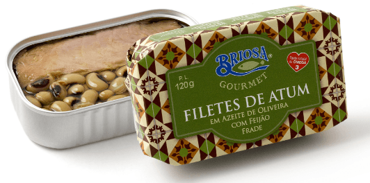 Filets de thon à l'huile d'olive et haricots secs - Briosa - enboite.ch