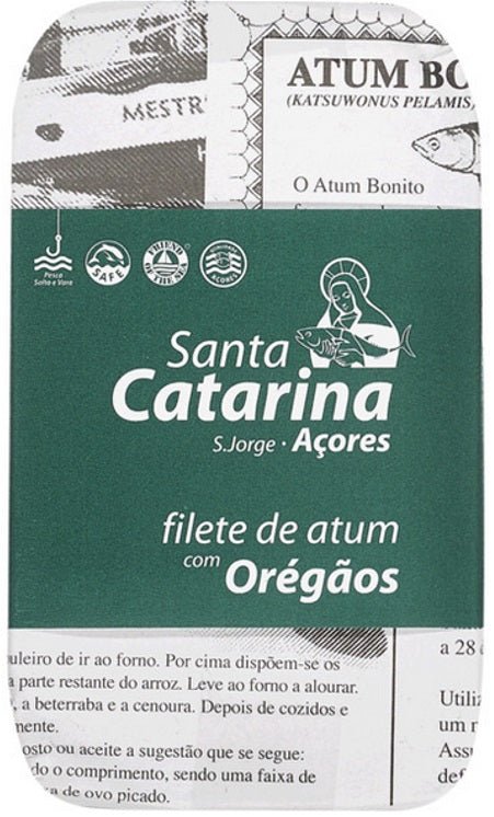 Filets de thon à l'huile d'olive et origan - Santa Catarina - enboite.ch