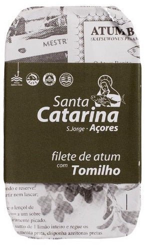 Filets de thon à l'huile d'olive et thym - Santa Catarina - enboite.ch