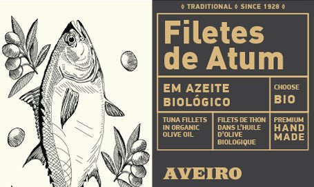 Filets de thon à l'huile d'olive extra vierge biologique - Aveiro Tuna - enboite.ch