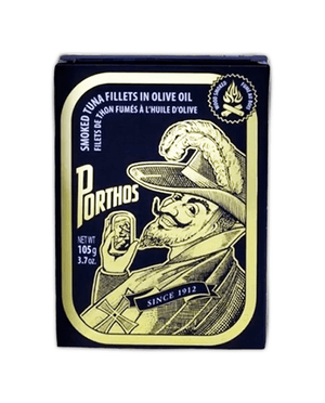 Filets de thon fumés à l'huile d'olive - Porthos - enboite.ch